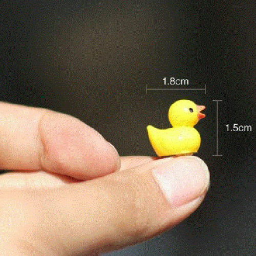micro mini rubber ducks